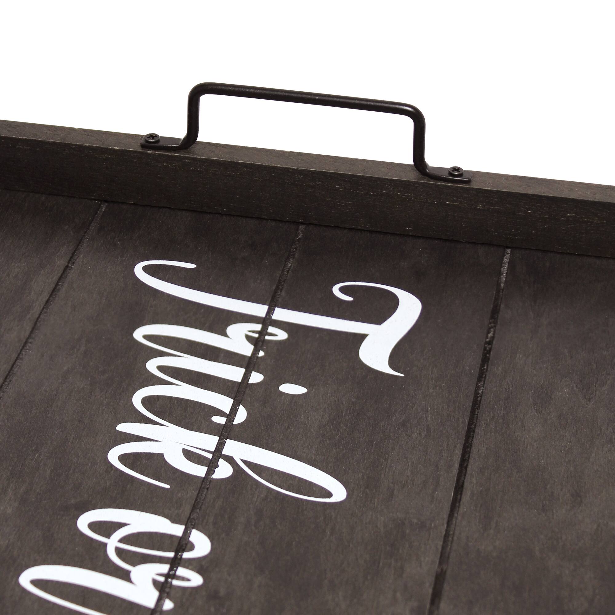 Elegant Designs™ 15.5" Trick or Treat Serving Tray with Handles